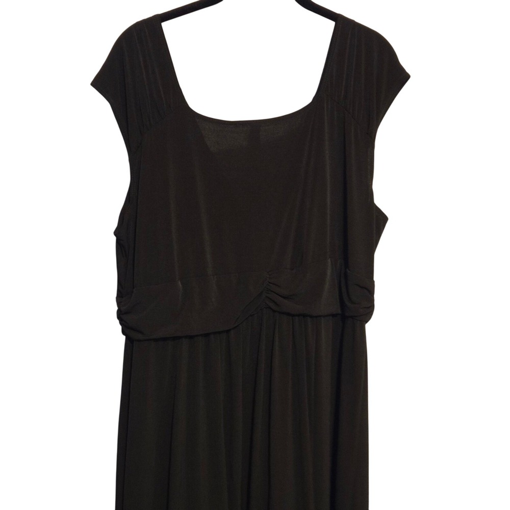 NY Collection Black Maxi Dress Sleeveless Evening‎ Party Cocktail - Picture 4 of 6